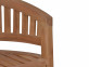 Bank  Gartenmöbel Outdoor Modern Massivholz Teak Honig