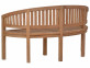 Bank  Gartenmöbel Outdoor Modern Massivholz Teak Honig