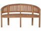 Bank  Gartenmöbel Outdoor Modern Massivholz Teak Honig