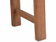 Beistelltisch  Gartenmöbel Outdoor Modern Teak Honig