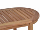 Couchtisch  Gartenmöbel Outdoor Modern Massivholz Teak Honig