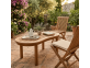 Couchtisch  Gartenmöbel Outdoor Modern Massivholz Teak Honig