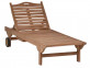 Gartenliege  Gartenmöbel Outdoor Modern Massivholz Teak Honig