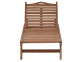 Gartenliege  Gartenmöbel Outdoor Modern Massivholz Teak Honig
