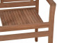 Gartenstuhl  Gartenmöbel Outdoor Modern Massivholz Teak Honig