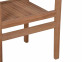 Gartenstuhl  Gartenmöbel Outdoor Modern Massivholz Teak Honig