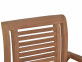 Gartenstuhl  Gartenmöbel Outdoor Modern Massivholz Teak Honig