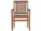 Gartenstuhl  Gartenmöbel Outdoor Modern Massivholz Teak Honig