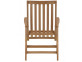 Gartenstuhl  Gartenmöbel Outdoor Modern Teak Honig