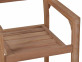 Gartenstuhl  Gartenmöbel Outdoor Modern Teak Honig