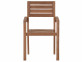 Gartenstuhl  Gartenmöbel Outdoor Modern Teak Honig