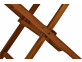 Gartentisch  Gartenmöbel Outdoor Modern Massivholz Teak Honig