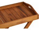 Gartentisch  Gartenmöbel Outdoor Modern Massivholz Teak Honig