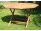 Gartentisch  Gartenmöbel Outdoor Modern Massivholz Teak Honig