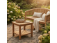Gartentisch  Gartenmöbel Outdoor Modern Massivholz Teak Honig