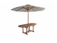 Gartentisch  Gartenmöbel Outdoor Modern Massivholz Teak Honig