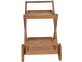 Servierwagen  Gartenmöbel Outdoor Modern Massivholz Teak Honig