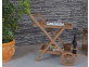 Servierwagen  Gartenmöbel Outdoor Modern Teak Honig