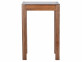 Bartisch Thali Modern Massivholz Teak Dunkelbraun