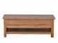 Couchtisch Thali Modern Teak Dunkelbraun