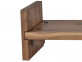 Wandregal Bagra Modern Teak Braun