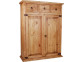 Schuhschrank Mexico Möbel Landhaus Massivholz Pinie Honig