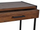 Servierwagen Tamesi Modern Metall Teak Braun