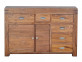 Sideboard Masala Modern Teak Dunkelbraun