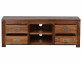 TV-Kommode Masala Modern Teak Dunkelbraun