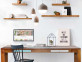 Wandregal Mumba Modern Teak Braun