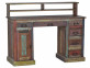 Schreibtisch Cancun Shabby Chic Massivholz Pinie Bunt