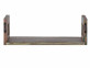 Wandregal Cancun Shabby Chic Massivholz Pinie Bunt