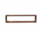 Regal Tamesi Modern Massivholz Sheesham Dunkelbraun
