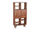 Regal Tamesi Modern Massivholz Teak Dunkelbraun