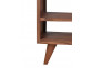 Regal Tamesi Modern Massivholz Teak Dunkelbraun