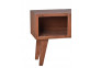 TV-Kommode Tamesi Modern Massivholz Teak Dunkelbraun
