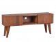 TV-Kommode Tamesi Modern Teak Dunkelbraun