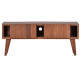 TV-Kommode Tamesi Modern Teak Dunkelbraun