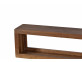 Wandregal Tamesi Modern Teak Dunkelbraun
