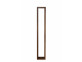Wandregal Tamesi Modern Teak Dunkelbraun
