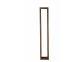 Wandregal Tamesi Modern Teak Dunkelbraun