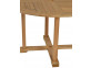 Gartentisch  Gartenmöbel Outdoor Modern Massivholz Teak Honig