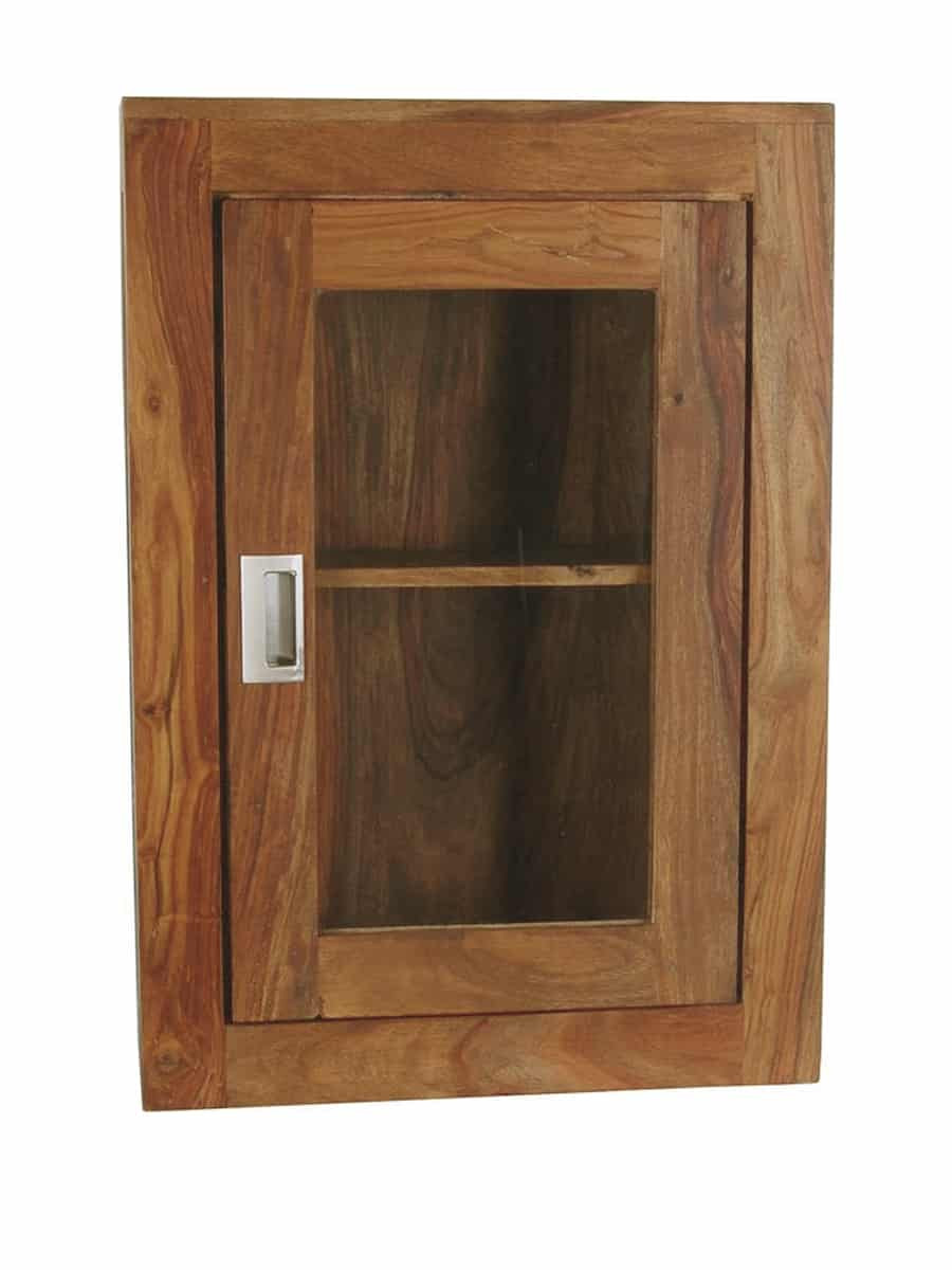 Hängeschrank Bhatang Modern Teak Braun