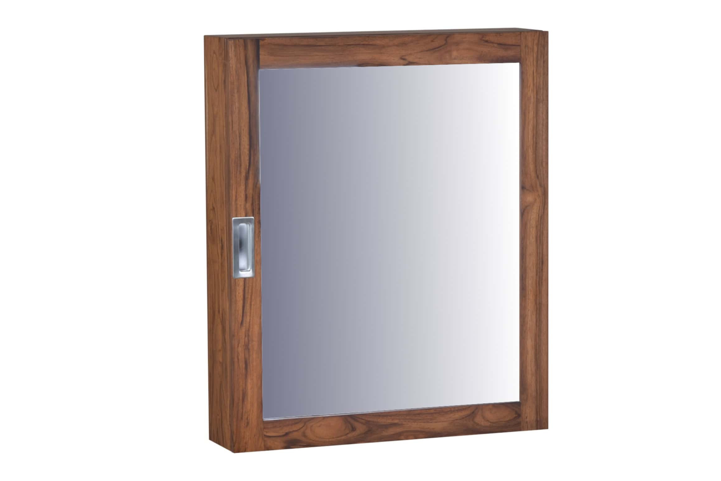 Spiegelschrank Bhatang Modern Teak Braun