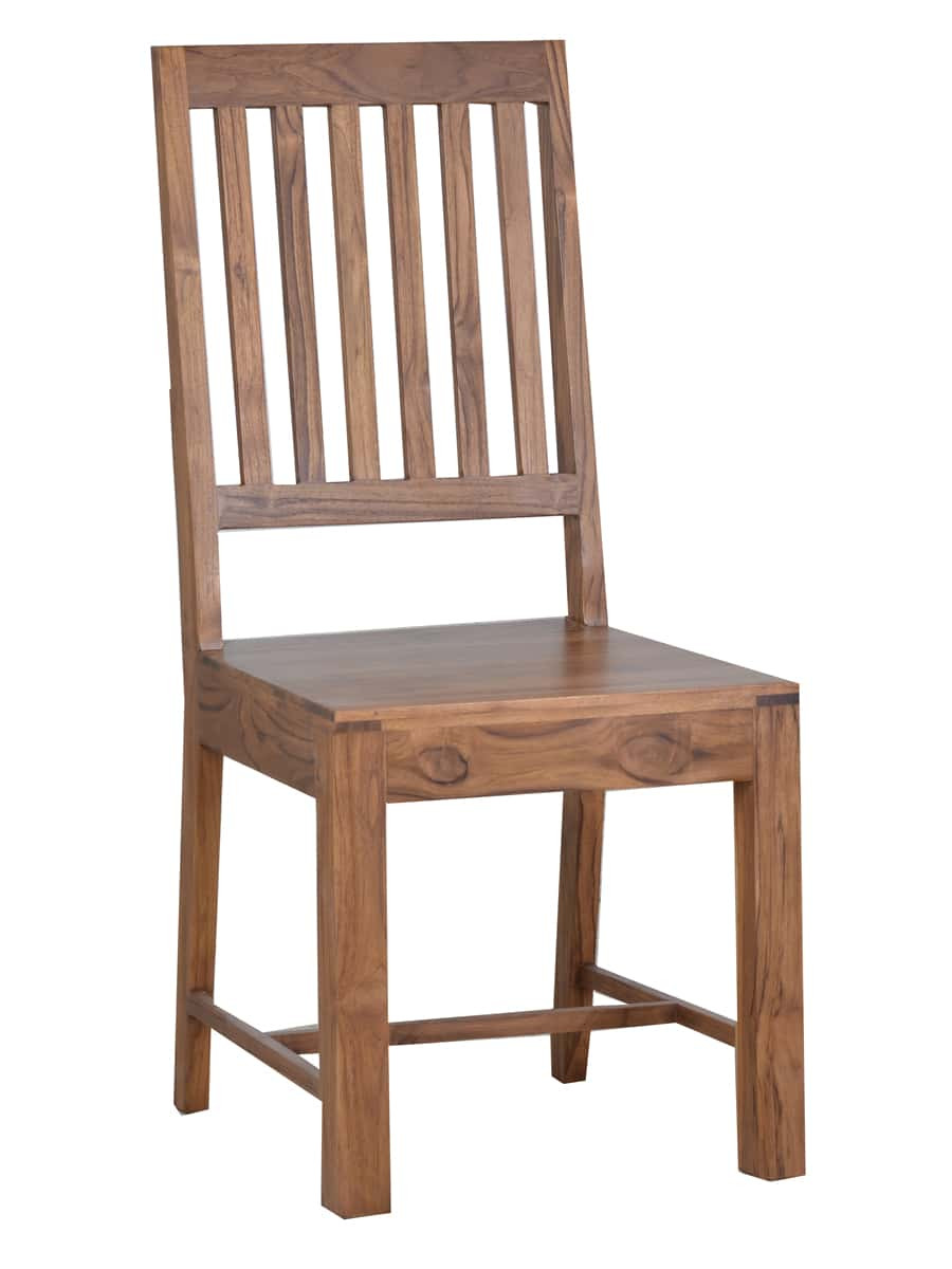 Esszimmerstuhl Thali Modern Teak Dunkelbraun
