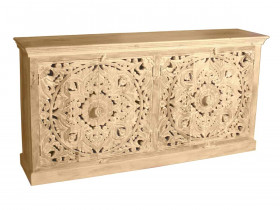 Sideboard Varanasi Modern Massivholz Mango Natur