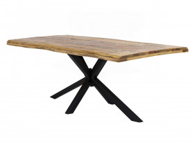 Esstisch Vanaja Modern Mango Dunkelbraun