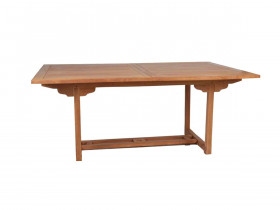 Gartentisch  Gartenmöbel Outdoor Modern Massivholz Teak Honig