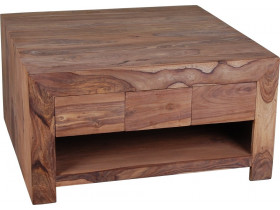 Couchtisch Maharaja Modern Massivholz Teak Braun