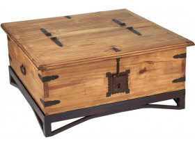 Truhentisch Mexico Möbel Landhaus Pinie Honig